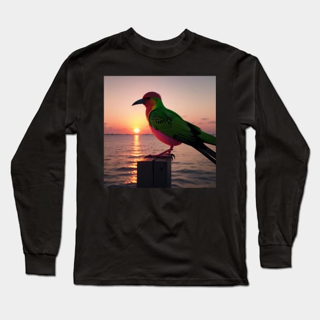 Birder Long Sleeve T-Shirt by pujiarsihlanda